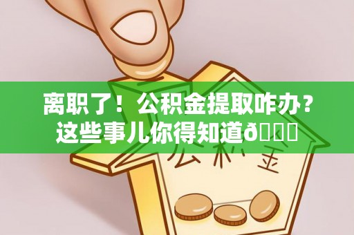 黄山离职了！公积金提取咋办？这些事儿你得知道😎